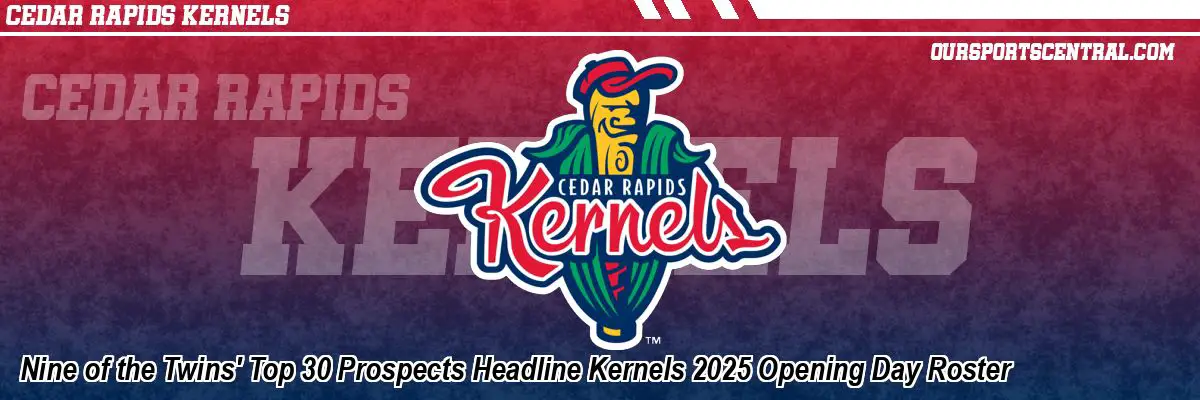 Nine of the Twins' Top 30 Prospects Headline Kernels 2025 Opening Day Roster