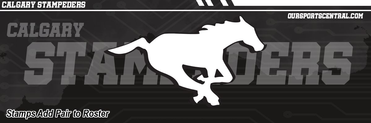 Stamps Add Pair to Roster