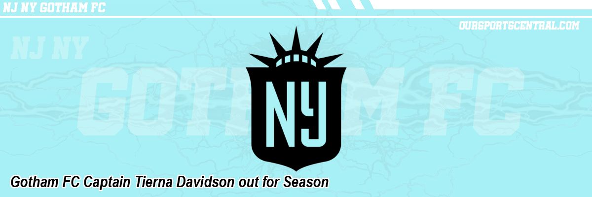 Gotham FC Captain Tierna Davidson out for Season
