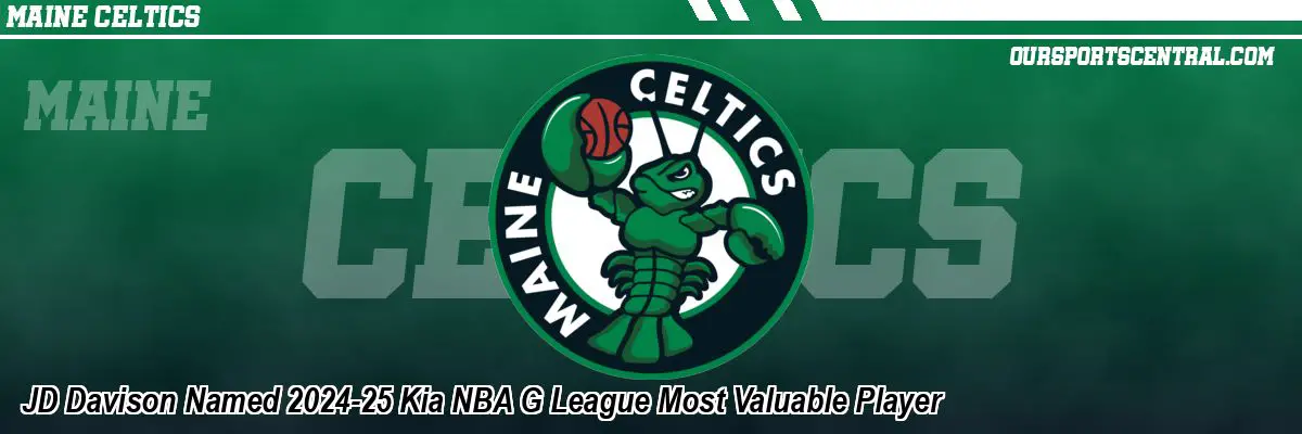 JD Davison Named 2024-25 Kia NBA G League Most Valuable Player