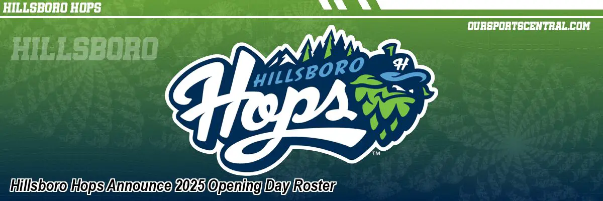 Hillsboro Hops Announce 2025 Opening Day Roster