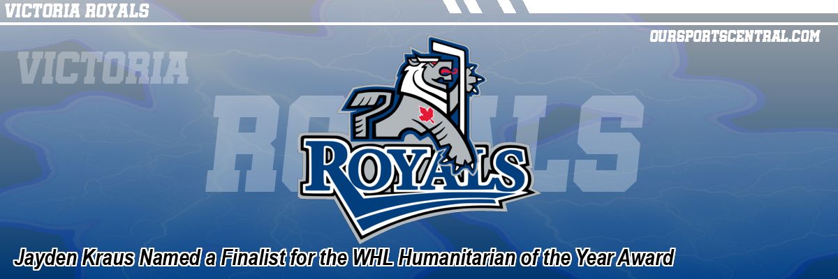 Jayden Kraus Named a Finalist for the WHL Humanitarian of the Year Award