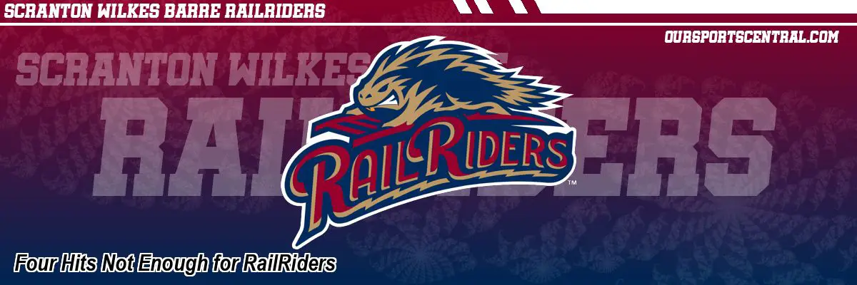 Four Hits Not Enough for RailRiders
