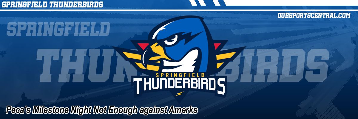 Peca's Milestone Night Not Enough against Amerks