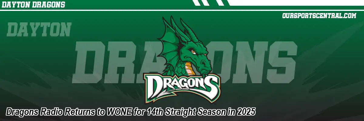 Dragons Radio Returns to WONE for 14th Straight Season in 2025