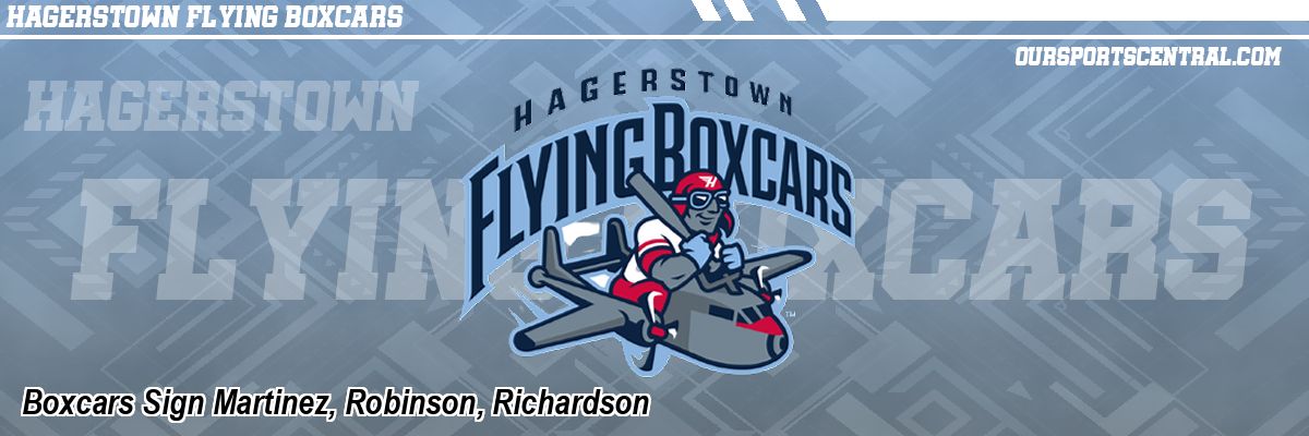 Boxcars Sign Martinez, Robinson, Richardson