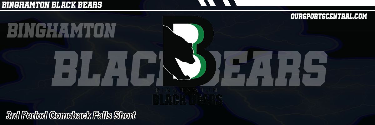 3rd Period Comeback Falls Short