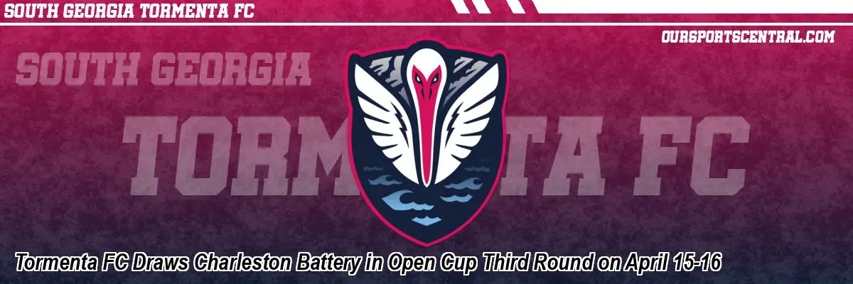 Tormenta FC Draws Charleston Battery in Open Cup Third Round on April 15-16