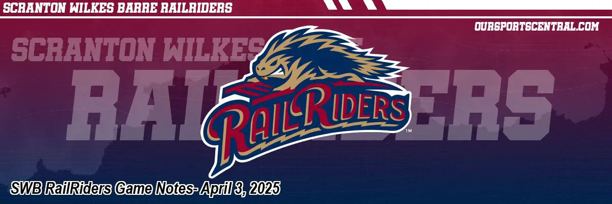 SWB RailRiders Game Notes- April 3, 2025
