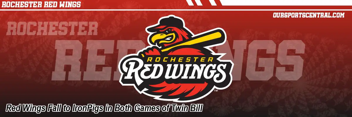 Red Wings Fall to IronPigs in Both Games of Twin Bill