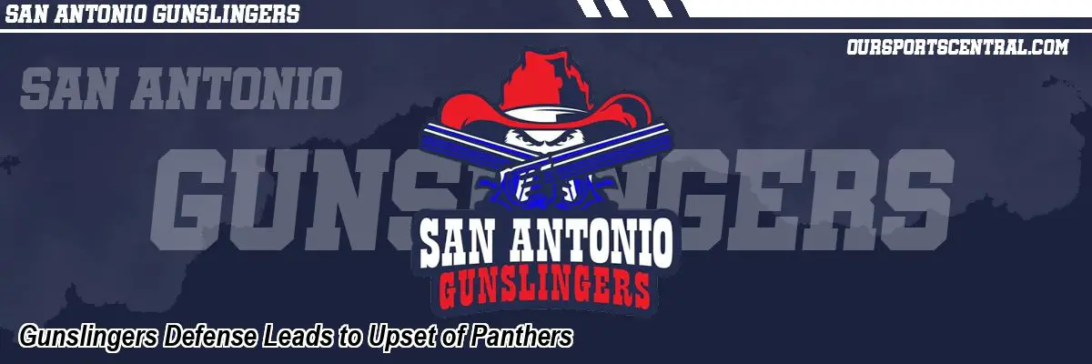 Gunslingers Defense Leads to Upset of Panthers
