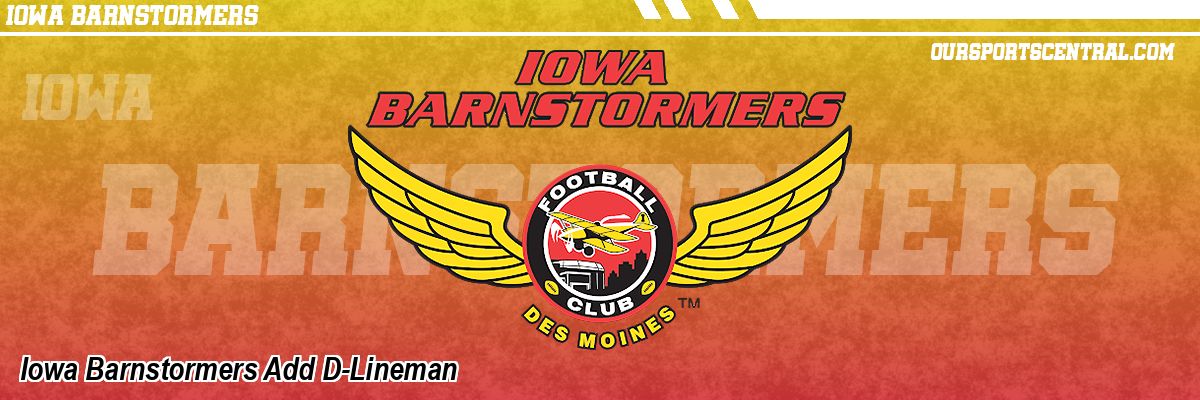 Iowa Barnstormers Add D-Lineman