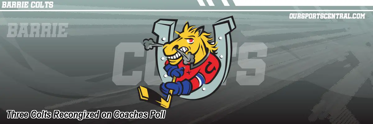 Three Colts Recongized on Coaches Poll