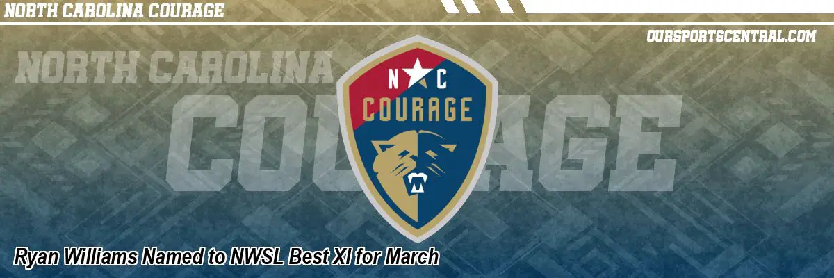 Ryan Williams Named to NWSL Best XI for March