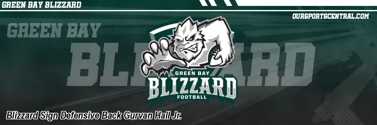 Blizzard Sign Defensive Back Gurvan Hall Jr.