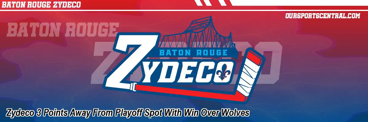 Zydeco 3 Points Away From Playoff Spot With Win Over Wolves