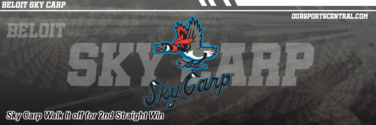 Sky Carp Walk It off for 2nd Straight Win