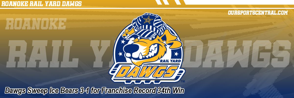 Dawgs Sweep Ice Bears 3-1 for Franchise Record 34th Win