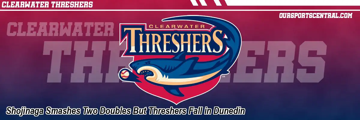 Shojinaga Smashes Two Doubles But Threshers Fall in Dunedin