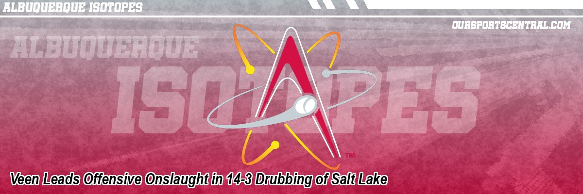 Veen Leads Offensive Onslaught in 14-3 Drubbing of Salt Lake