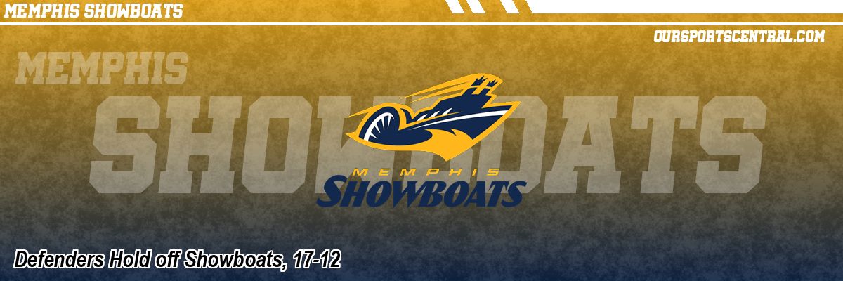 Defenders Hold off Showboats, 17-12