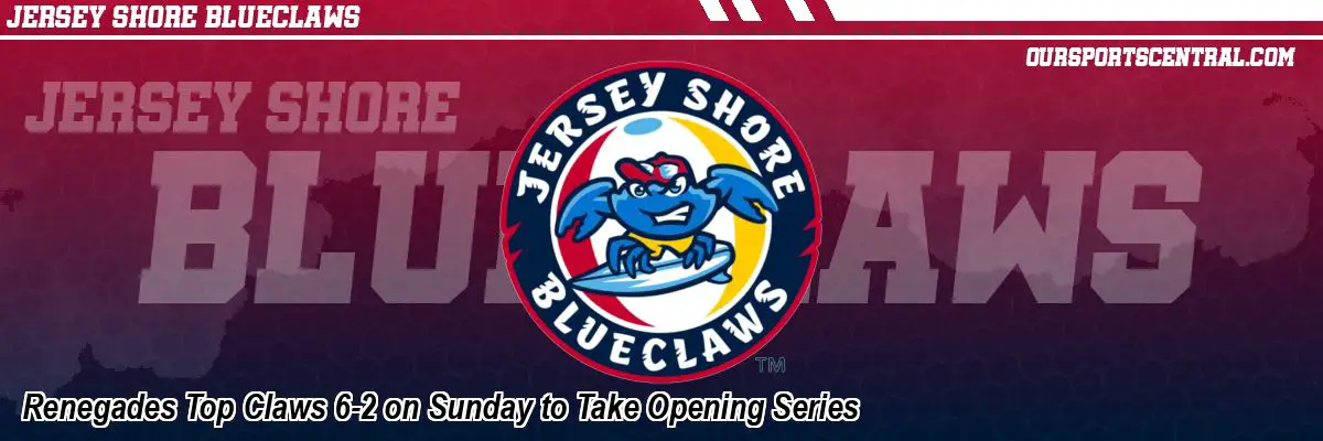 Renegades Top Claws 6-2 on Sunday to Take Opening Series
