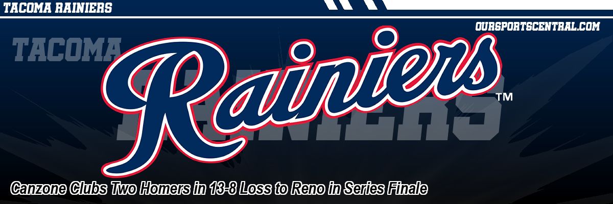 Canzone Clubs Two Homers in 13-8 Loss to Reno in Series Finale