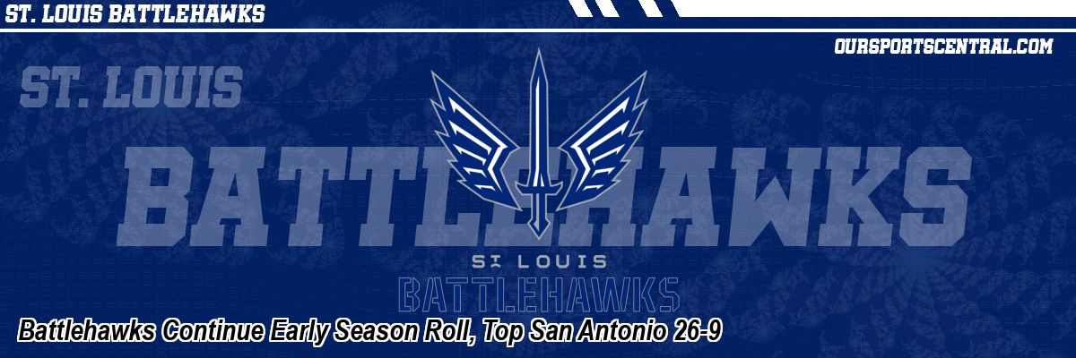 Battlehawks Continue Early Season Roll, Top San Antonio 26-9