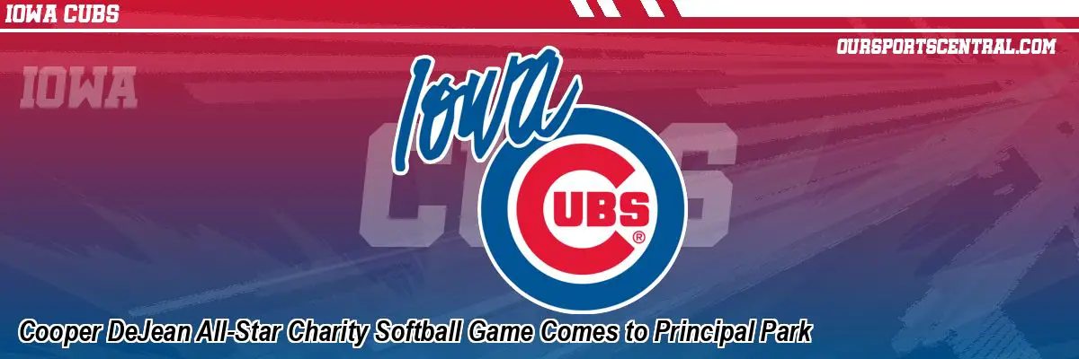 Cooper DeJean All-Star Charity Softball Game Comes to Principal Park