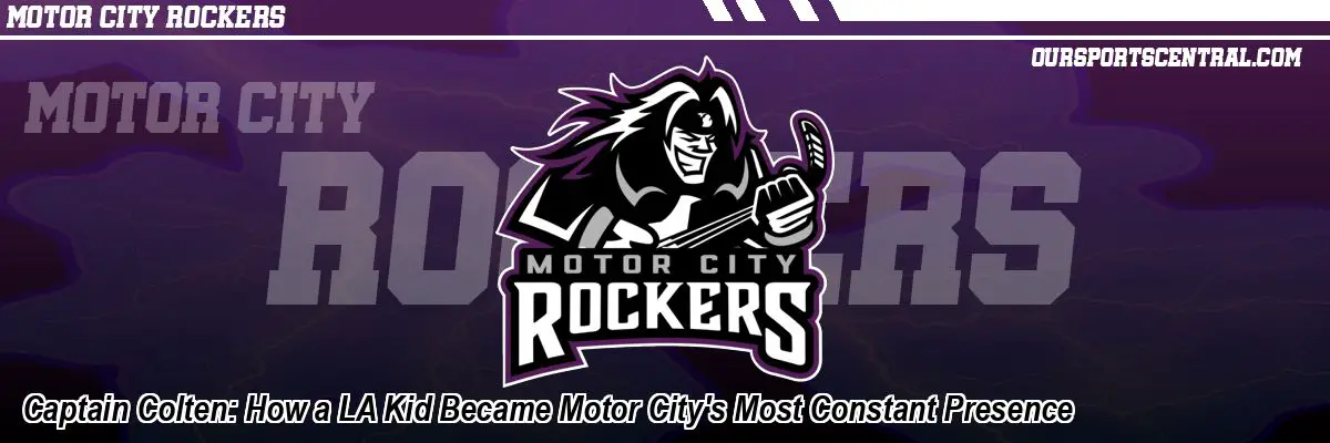 Captain Colten: How a LA Kid Became Motor City's Most Constant Presence