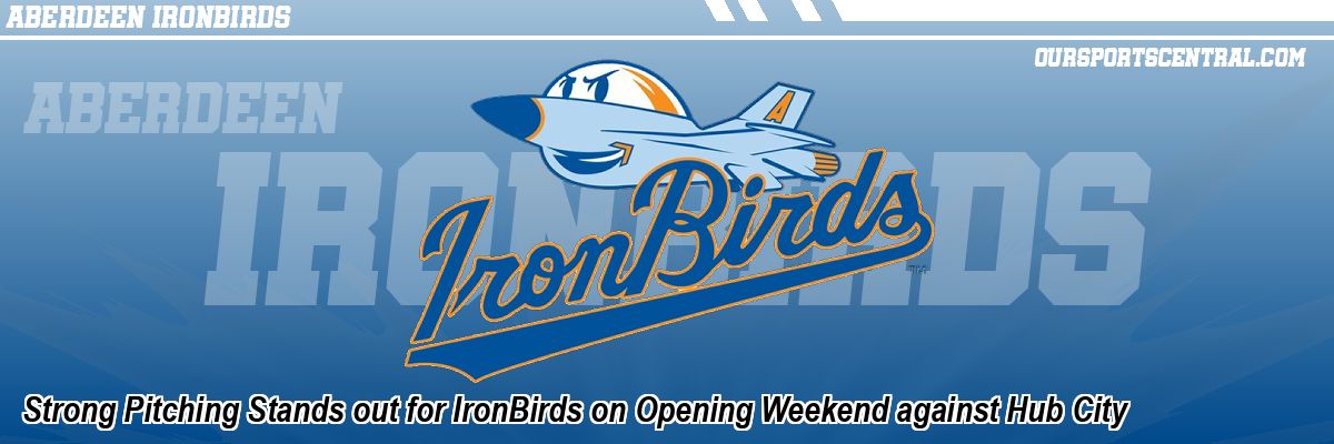 Strong Pitching Stands out for IronBirds on Opening Weekend against Hub City