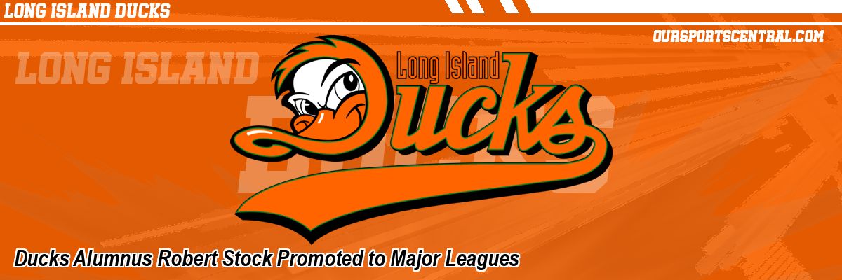 Ducks Alumnus Robert Stock Promoted to Major Leagues