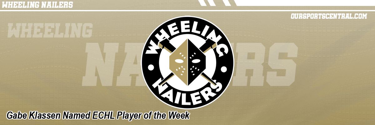 Gabe Klassen Named ECHL Player of the Week