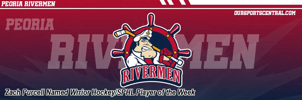 Zach Purcell Named Wrrior Hockey/SPHL Player of the Week