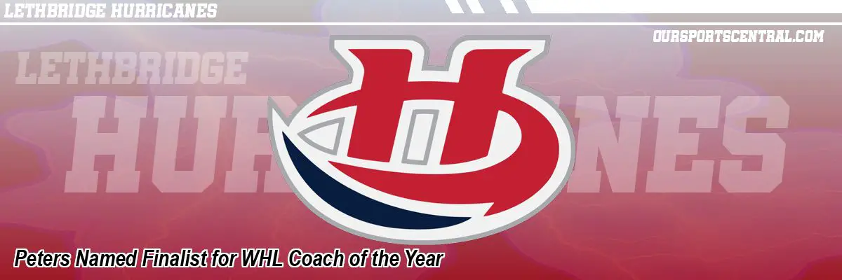 Peters Named Finalist for WHL Coach of the Year