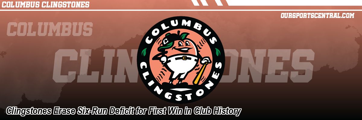 Clingstones Erase Six-Run Deficit for First Win in Club History