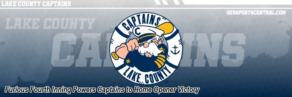Furious Fourth Inning Powers Captains to Home Opener Victory