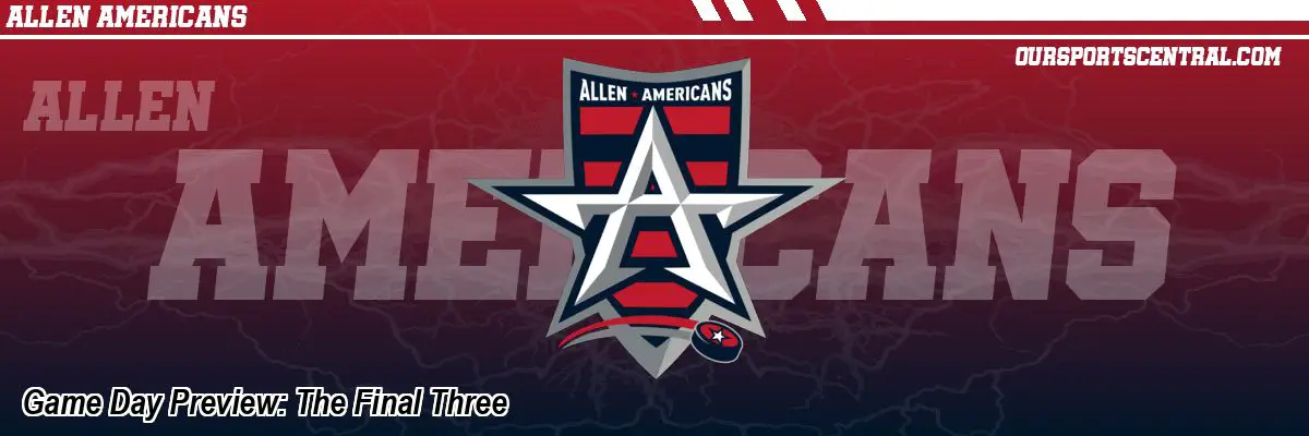 Game Day Preview: The Final Three