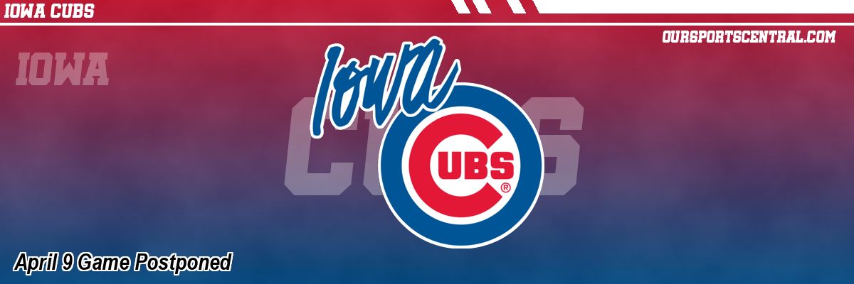 April 9 Game Postponed