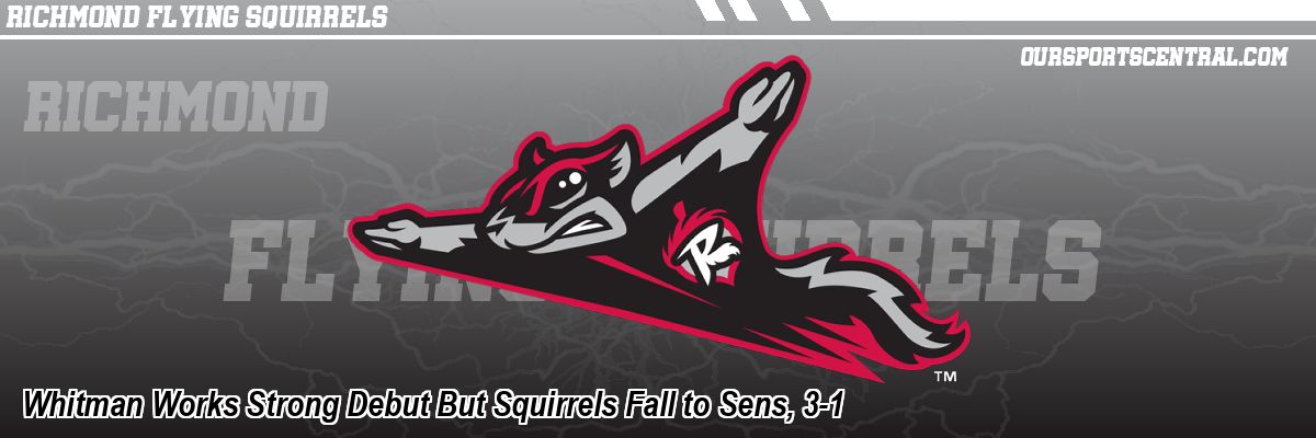 Whitman Works Strong Debut But Squirrels Fall to Sens, 3-1
