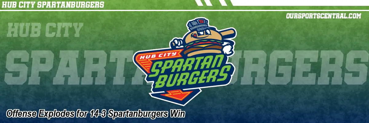 Offense Explodes for 14-3 Spartanburgers Win