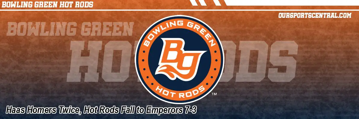 Haas Homers Twice, Hot Rods Fall to Emperors 7-3