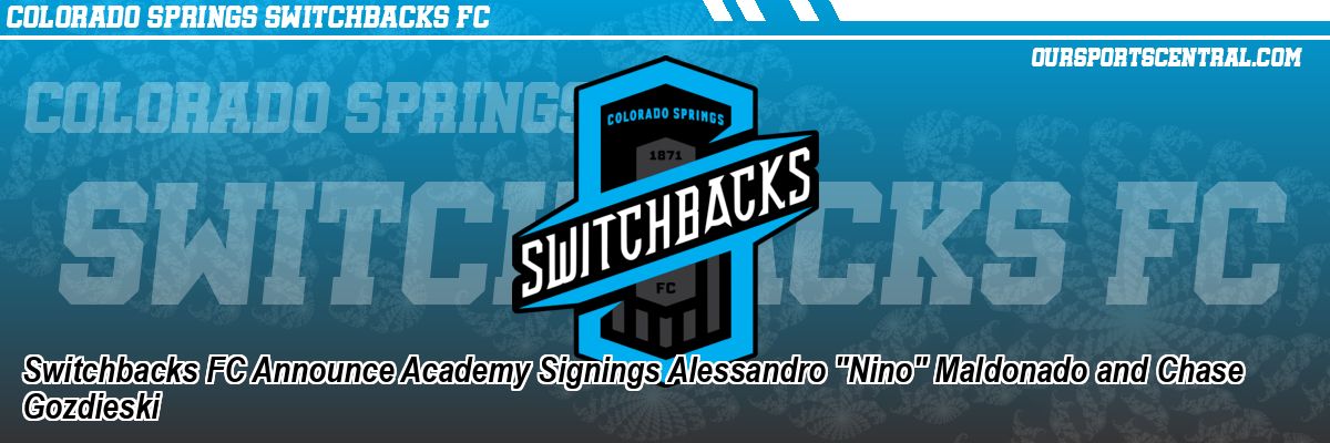 Switchbacks FC Announce Academy Signings Alessandro 