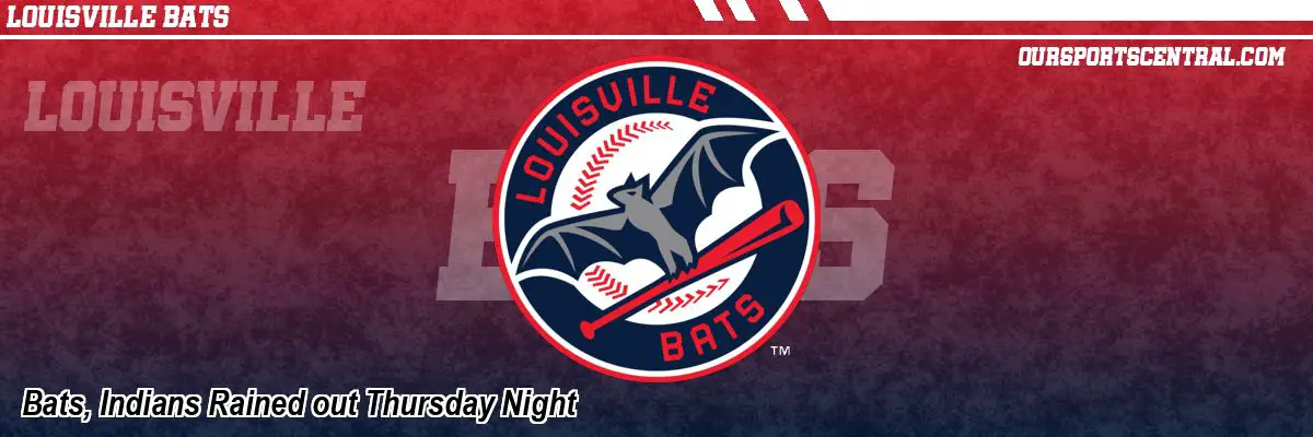 Bats, Indians Rained out Thursday Night