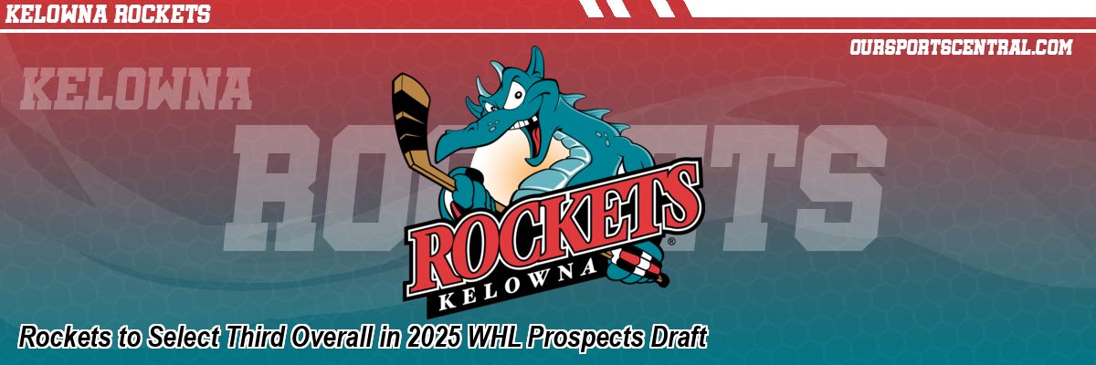 Rockets to Select Third Overall in 2025 WHL Prospects Draft