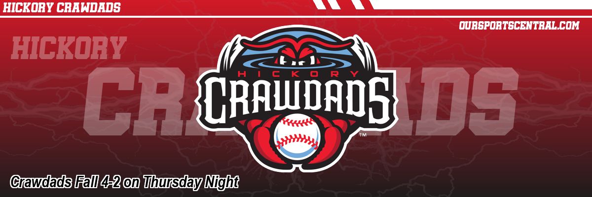 Crawdads Fall 4-2 on Thursday Night