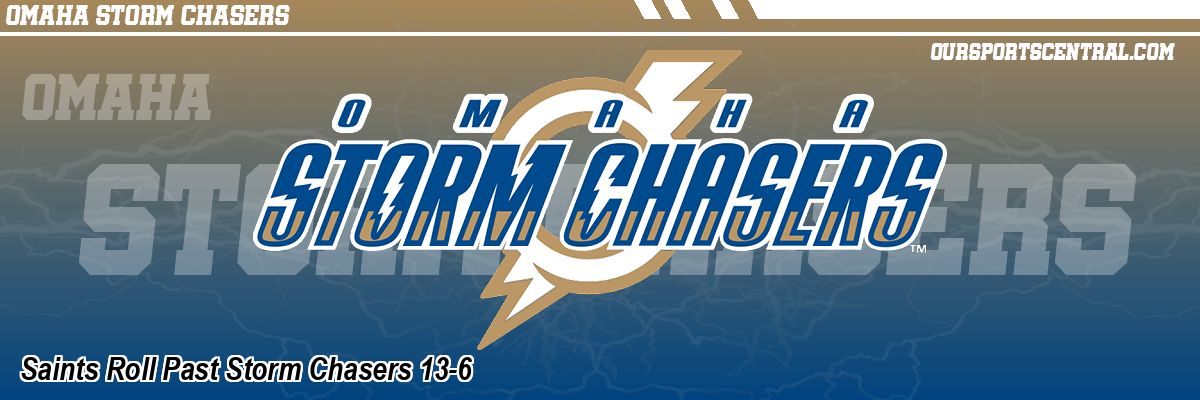 Saints Roll Past Storm Chasers 13-6