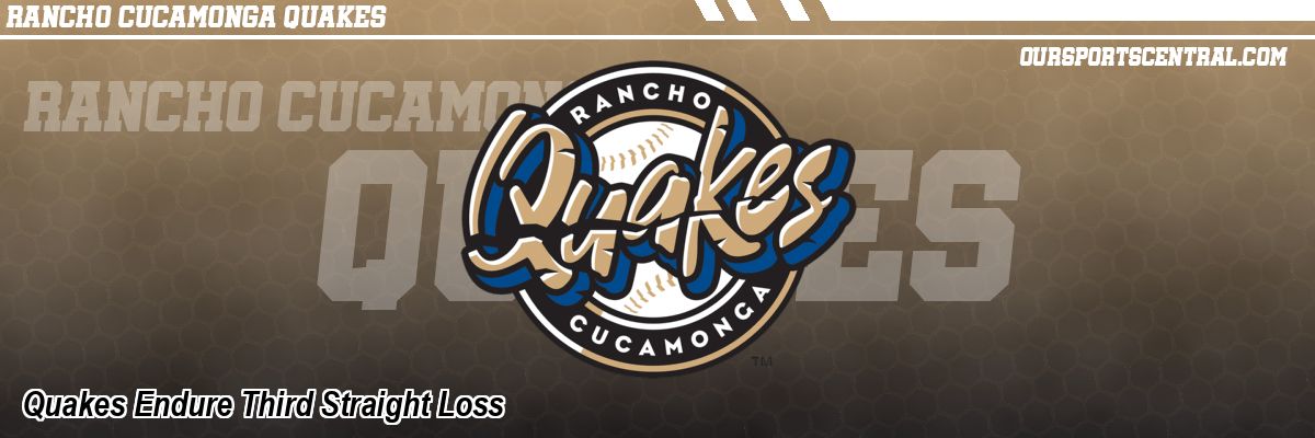 Quakes Endure Third Straight Loss