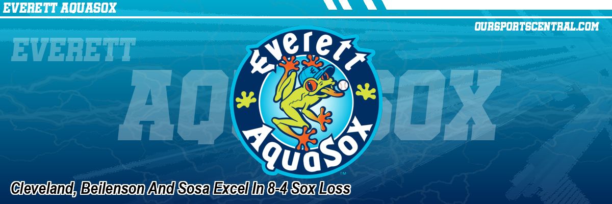 Cleveland, Beilenson And Sosa Excel In 8-4 Sox Loss