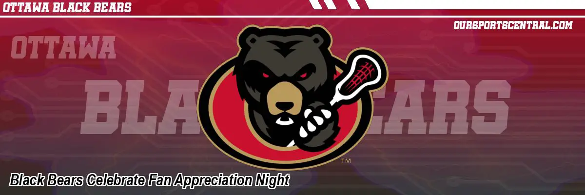 Black Bears Celebrate Fan Appreciation Night
